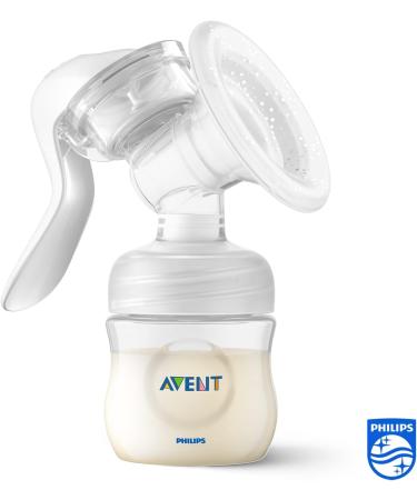 Philips Avent Manual Breast Pump Starter Set | BPA Free Single Hand Pump and Milk Bottle (SCF430/16) - Buy Online on GoSupps.com