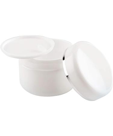 150ml Tianzd Empty Small Plastic Cream Containers - Set of 5 with Silver Lids & Spoons - Ideal for Ointments Gels & Cosmetics - Buy Online on GoSupps.com
