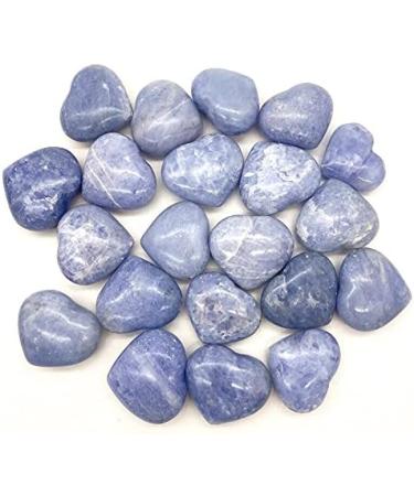 Natural Crystal Rough 1pc Natural Blue Celestite Heart Shaped Hand Made Quartz Crystal Gemstones Stone Natural Stones and Crystal - Buy Online on GoSupps.com