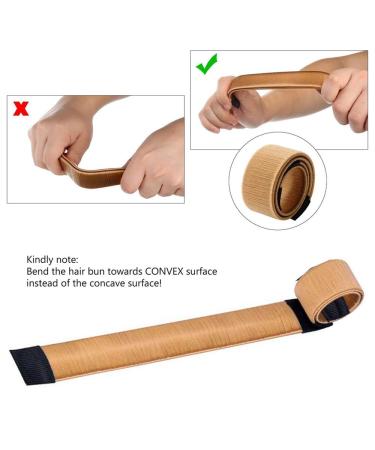 Kids Hair Bun Maker Set - 3PCS Mini Doughnut Shaper for Girls with Short and Thin Hair - Ballet Bun Maker - Easy Hair Tool (Light Brown) - Buy Online on GoSupps.com