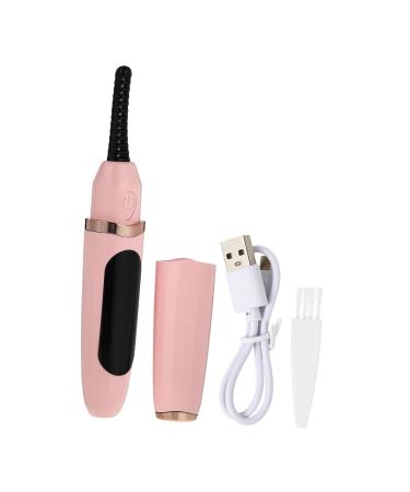 Didiseaon 1 Set Eyelash Curler Lash Electric Curler Eyelash Curling Tool Vintage Newspaper Mini Top Hat Headband Eyelash Tool Heated Lash Electric Heating Pink Curling Iron Abs