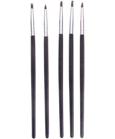 White Dental Resin Brush Pens Dental Shaping Silicone Tooth Tool 5pcs Silicone Resin Brush Pens for Adhesive Composite Cement Teeth Tools - Buy Online on GoSupps.com
