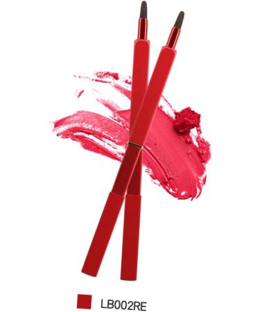 Travel Lip Brush makeup tool kit Makeup Brush Tool lipstick applicator Lip Gloss Makeup Lip Brush Lipstick Brush travel makeup brush handy lip brush make up blush 9.3*1cm Red - Buy Online on GoSupps.com