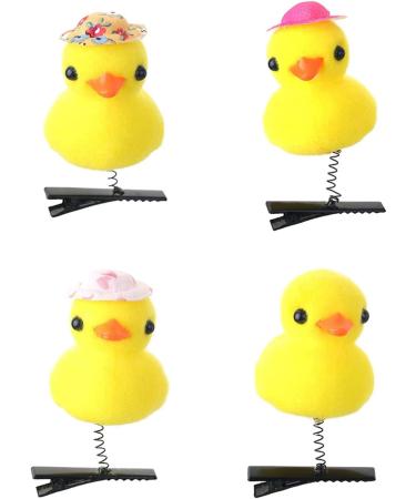 YOGOTEU Duck Hairpin Little Yellow Duck Hairpin Side Clips for Women Girls Cute Cartoon Shaped Hair Clip Headwear Headdress Hair Accessories 9PCS Bow Ducks - Buy Online on GoSupps.com