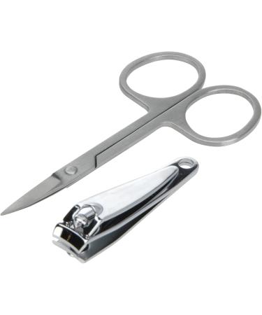 Premium Stainless Steel Nail Clipper Set - Precision Nail Cutter & Scissors for Toenails and Fingernails - Ideal for Grooming - Buy Online on GoSupps.com