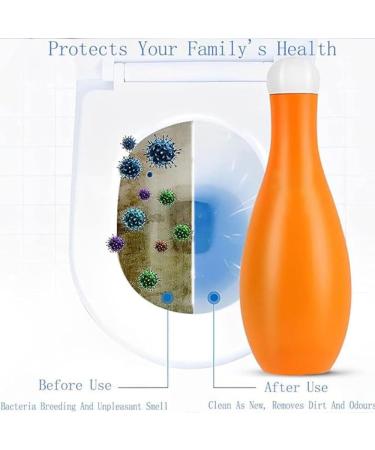 Bowling Blue Bubble Toilet Bowl Cleaner Bowling Long-Lasting Bowl Cleaner In Bottle Toilet Cleaner for Cistern Auto Toilet Bowl Cleaner Toilet Fresheners Deodorizing & Descaling (3 pcs) - Buy Online on GoSupps.com