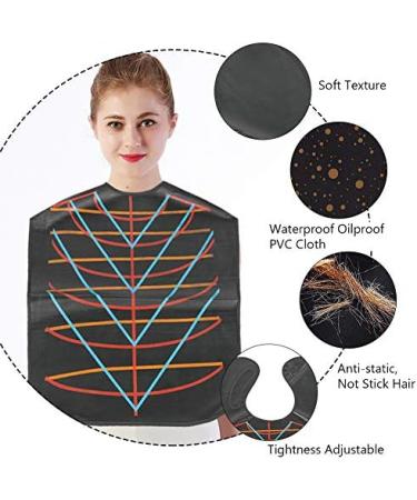 Professional Waterproof Hair Capes for Salon & Barber Use - Anti-Static Dyeing & Cutting Black Cape - Buy Online on GoSupps.com