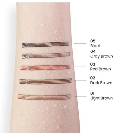 Lightsbetter Waterproof Brow Pen Precisely My Brow Pencil Magical Waterproof Brow Pen Tint My 4 Tip Brow Waterproof 24h Smudge Proof 5 Colours Available (03#) - Buy Online on GoSupps.com