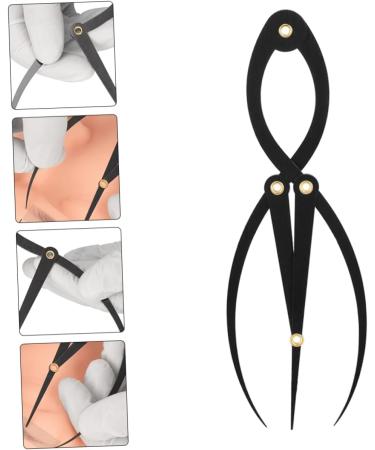 FOMIYES Eyebrow Symmetrical Tool Tools Eyebrow Measurement Tool Measuring Ruler Stainless Steel - Buy Online on GoSupps.com