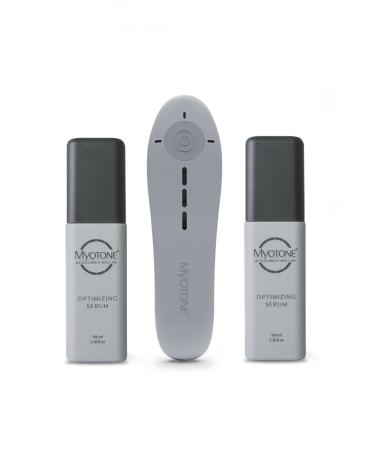 Myotone Professional Microcurrent Facial Toning Kit with Two Anti-Aging Serums - at-Home Treatment - Lifts and Firms Skin - Reduces Wrinkles
