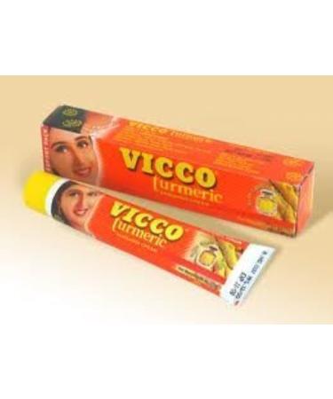 Vicco Turmeric Vanishing Cream (With Sandalwood Oil) Pack of 3 x 50gm