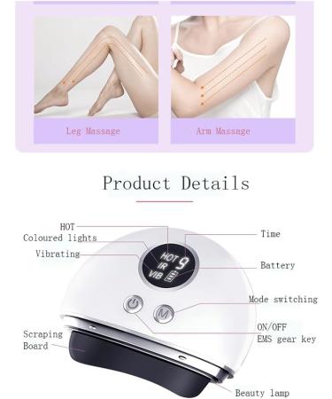Bellandi Electric Scraping Board Red Bian Stone Hot Compress High Frequency Vibration - Buy Online on GoSupps.com