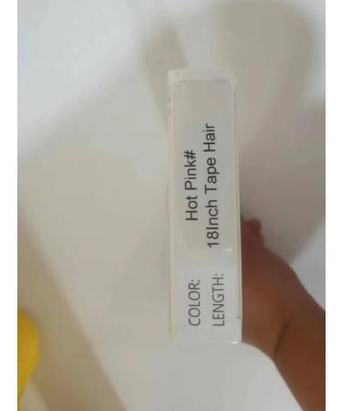 Yilite Hot Pink Tape Extensions - 45cm Real Hair 10 Pieces 25g Invisible Silky Straight Skin Weft Natural Extensions - Buy Online on GoSupps.com