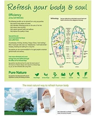 KJI Industrial The Essence of Nature Detox Foot Patch Lavender 20 g - Buy Online on GoSupps.com
