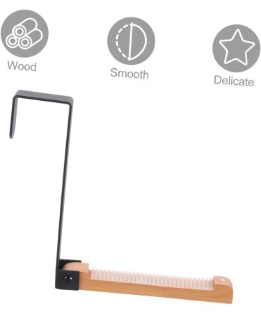 KOMBIUDA Door Hook Multi-Function Clothes Hook Over Door Towel Hook Towel Hangers Wall Coat Hanger Black Iron 17.5X16CM Black - Buy Online on GoSupps.com