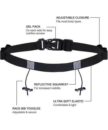Shop Sjbautyo Triathlon Start Number Tape & Running Belt - Perfect for Triathlons Marathons & Cycling - Buy Online on GoSupps.com