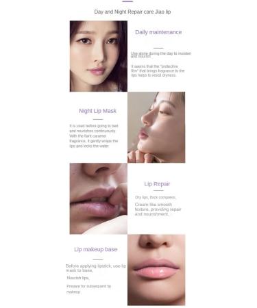Sleeping Lip Mask Moisturizing Lip Mask Day and Night Repairs Chapped Lips Reduces Wrinkles and Dead Skin. (One Size Day and Night Combo) - Buy Online on GoSupps.com
