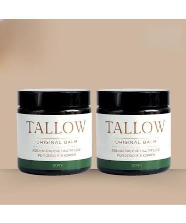 TALLOW Balm Tallow Skincare Original en provenance d'Allemagne 100 % bio cr me de b uf bio pour soins de la peau soin de la peau de bovins nourris l'herbe du lac de Constance cr me hydratante