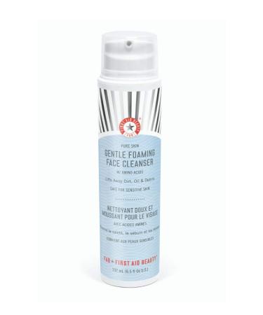 First Aid Beauty Pure Skin Gentle Foaming Cleanser: Oil-Free Face Wash to Remove Dirt and Buildup. Perfect for Sensitive Skin and Won't Leave Skin Tight or Dry (6.5 oz)