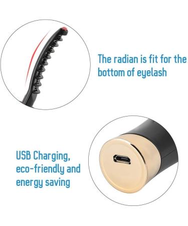 Electric Heated Eyelash Curler USB Portable Long Lasting Eye Lashes Curling Tool - Buy Online on GoSupps.com