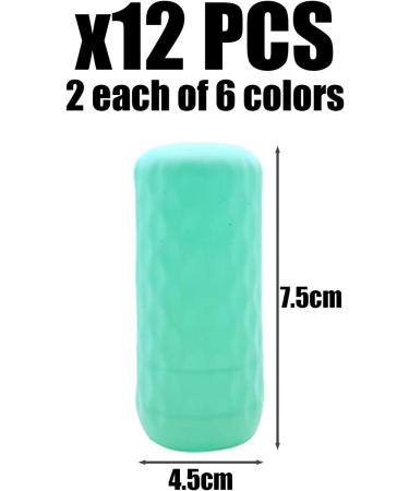 USHXVG 12 Pieces Of Silicone Leak-Proof Bottle Covers Separate Bottle Protective Covers Spill-Proof And Leak-Proof Stretchable Elastic Leak-Proof Covers Suitable For Business Trips And Travel - Buy Online on GoSupps.com