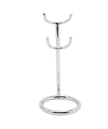 Stylish Stainless Steel Shaving Stand & Brush Holder - Practical Bathroom Solution for Men - Buy Online on GoSupps.com