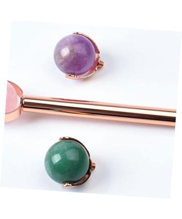 IWOWHERO 1 Pcs Facial Massage Tool Massage Roller Facial Tool Facial Roller Massager Face Massage Tools Face Roller Skin Care Massage Skin Care Tools Face Massager Jade Ball Woman 12.8x2.6x2.6cm Assorted Color - Buy Online on GoSupps.com