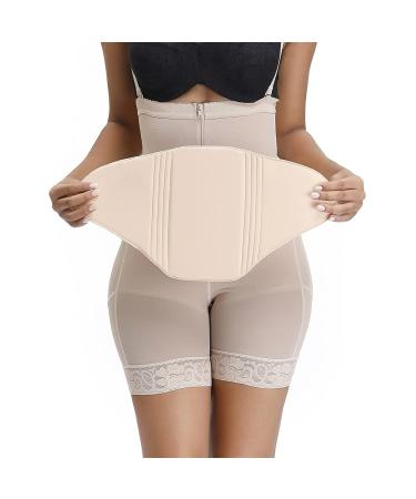 LIZHE Abdominal Compression BoardBreathable Ab Board Post Surgery Liposuction Taba on lipo foam abdomen flattening for postoperative recovery Color BEIGE Size M M BEIGE