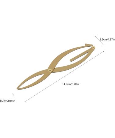 Microblading Eyebrow Ruler Measuring Tool Eyebrow Stencil Ruler Golden Ratio for Salon (Gold) - Buy Online on GoSupps.com