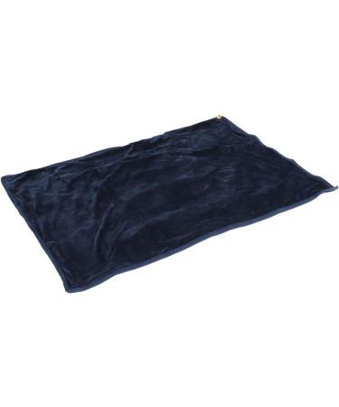 Soft Blue Electric Heating Blanket - Flannel Throw for Comfortable Sleep | International Shipping - Buy Online on GoSupps.com