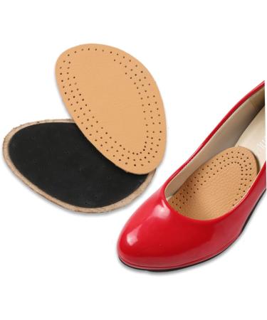 FRCOLOR Forefoot Cushion Pad - High Heel Insoles for Women | Comfortable Latex & Leather Half Insoles - Perfect for Heels & Foot Support - Buy Online on GoSupps.com