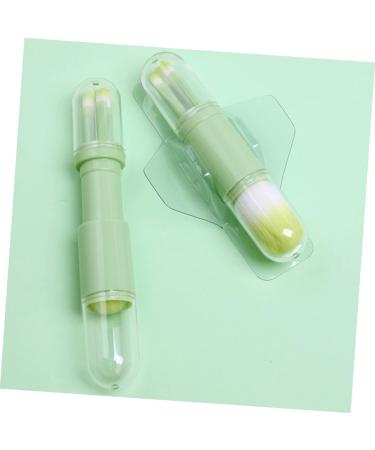 minkissy 3 Sets Telescopic Makeup Brush Makeup Brush Set Powder Brush Makeup Tools Multifunctional Blush Brush Double Ended Brush Lip Brush Portable Cosmetic Brush Artificial Fiber - Buy Online on GoSupps.com