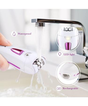 Smooth Glide Epilator for Women - Facial Hair Removal Tool for Face, Legs, Arms, Armpits, and Bikini Area - Buy Online on GoSupps.com