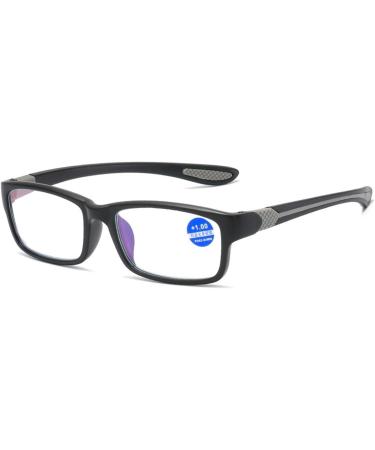 Buy IYNWBJTS Two-Tone Reading Glasses - Lightweight Anti-Blue Light Frame for Men & Women (Black & Red Size 4.00) | International Shipping Available - Buy Online on GoSupps.com