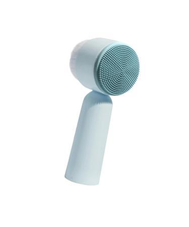 minkissy Cleanser Cleansing Brush face Pore Cleanser Brush for deep Cleaning face Cleaning face Cleanser Facial Brush Handheld Brush Bristles Bristle Brush Brush Blue 5.5X12.5cm