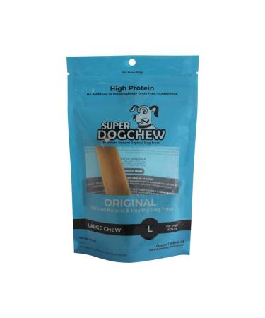 Super Himalayan Dog Chew-All Natural Hard Cheese Himalayan Dog Treats-Long Lasting Dog Yak Chews Made in Europe-Large for Dogs 15-25 kg Large(L)-Dogs 15-25 kg