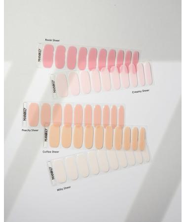 Maniko UV Gel Strips Self-Adhesive Nail Foil for up to 4 Applications Vegan & Long-Lasting Manicure for Natural Nails (20 UV Gel Strips) (Peachy Sheer) - Buy Online on GoSupps.com