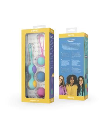 PMV20 Vita Kegelbal Set - pelvic floor Trainer Women for tensioning the pelvic floor muscles and bladder control - Kegel Balls Set Women with different weights