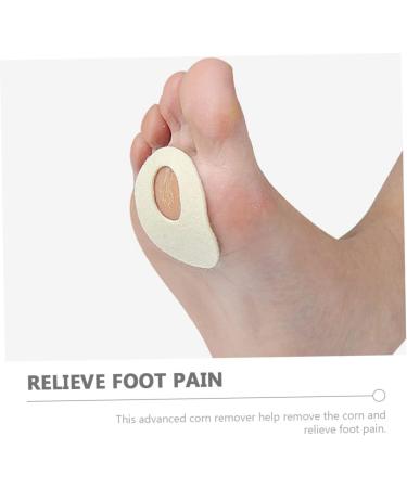 MAGICLULU 6 Sheets Felt Corn Stickers Felt Corn Removers Painless Corn Pads Thick Felt Foot Pads Comfortable Corn Pads Corn Pads for Shoes Supple Food Stickers Foot Corn Stickers - Buy Online on GoSupps.com
