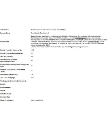 Meenk Ik Hou Van Holland Gift Set 540g I Dutch Liquorice Mix I Christmas Gift I Licorice For Christmas Period I Netherlands I Liquorice From The Netherlands - Buy Online on GoSupps.com