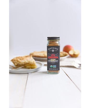 Watkins Gourmet Organic Spice Jar Ground Cinnamon Non-GMO Kosher 71 g - Buy Online on GoSupps.com