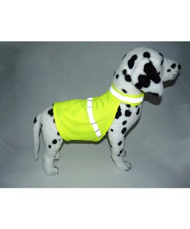 Villcase Reflective Safety Vest for Dogs - High Visibility Breathable Summer Clothing for Walking Running & Hiking - Fluorescent Yellow Size M - Buy Online on GoSupps.com