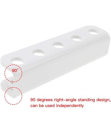 Universal 4mm Thick White Acrylic Electric Toothbrush Holder | Sround Plug-In Brush Holder for All Brands - Buy Online on GoSupps.com