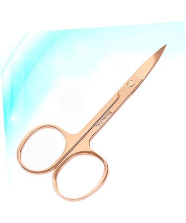Ipetboom Nose Hair & Eyebrow Trimmer for Women - Curved Hairdressing & Grooming Tool in Medium Golden - Perfect Beauty Accessory - Buy Online on GoSupps.com
