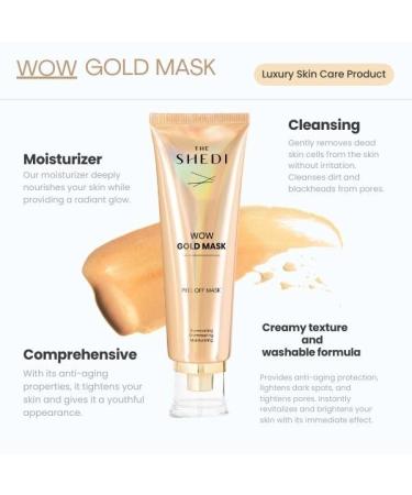 Anti-Aging Gold Face Mask | Moisturizing Blackhead Removal Fine Line Reduction & Skin Revitalization - Shop Now - Buy Online on GoSupps.com