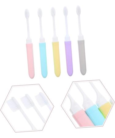 Ultechnovo 25-Piece Travel Toothbrush Set | Foldable Bamboo & Synthetic Fiber Toothbrushes for Adults | Eco-Friendly Travel Supplies - Buy Online on GoSupps.com