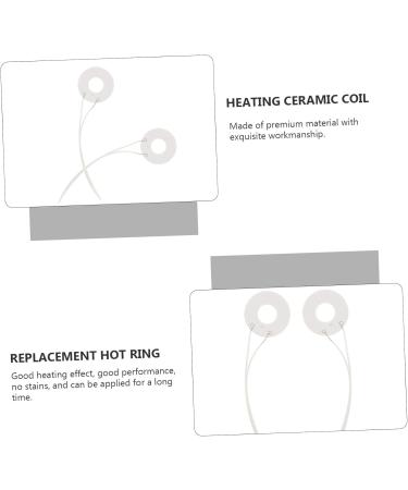 Healeved 6 Pcs Heating Rings for Replacing Replacement Hot Rings Heating Plate Repair Kit White Ceramics 9.5X2.5CMx3pcs Whitex3pcs - Buy Online on GoSupps.com
