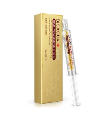 BIOAQUA 24K SILK Gold Face Mask Skin Moisturizing Anti Wrinkle Collagen Hydra Essence 10g