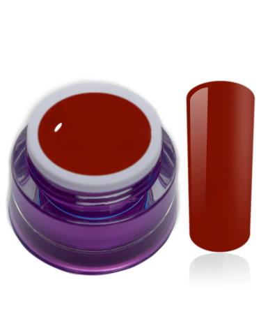 Color Gel Ruby Red UV LED Nail Gel Studio Quality Color Gel RM Beautynails 1 Pack (1x 5ml)