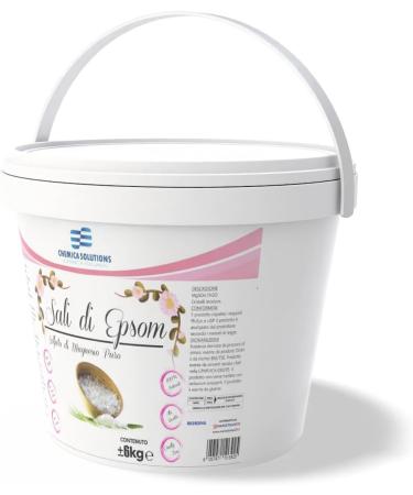 Brenntag SpA Epsom salt 6 kg pure magnesium sulfate for aromatherapy relaxing bath 100 natural - Buy Online on GoSupps.com